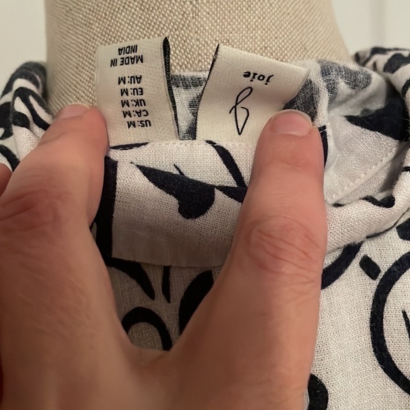 Joie Linen Floral Long Sleeve Tiered Maxi Dress - Picture 4 of 13